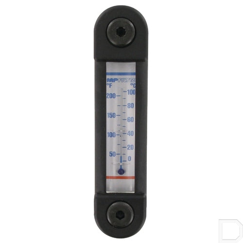 Peilglas / temperatuurmeter 127 mm M10