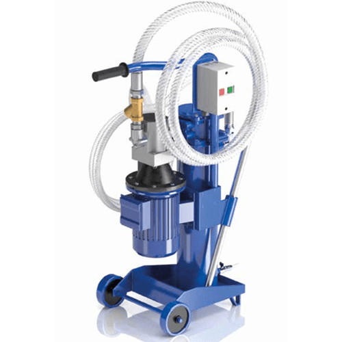 Mobiele filtratie unit 34L/min 230 VAC zonder element